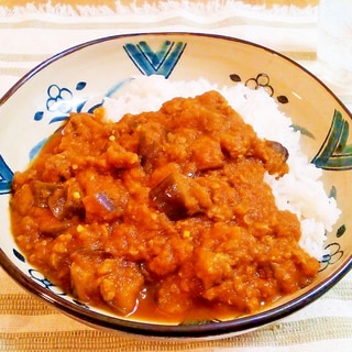 ♪低刺激低脂肪♡お腹に優しいカレー＊挽肉となす♪